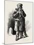 French Canadian Life, an Old Habitant, Canada, Nineteenth Century-null-Mounted Giclee Print