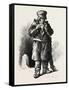 French Canadian Life, an Old Habitant, Canada, Nineteenth Century-null-Framed Stretched Canvas