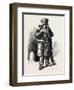 French Canadian Life, an Old Habitant, Canada, Nineteenth Century-null-Framed Giclee Print