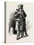 French Canadian Life, an Old Habitant, Canada, Nineteenth Century-null-Stretched Canvas