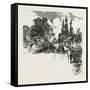 French Canadian Life, an Old Orchard, Canada, Nineteenth Century-null-Framed Stretched Canvas