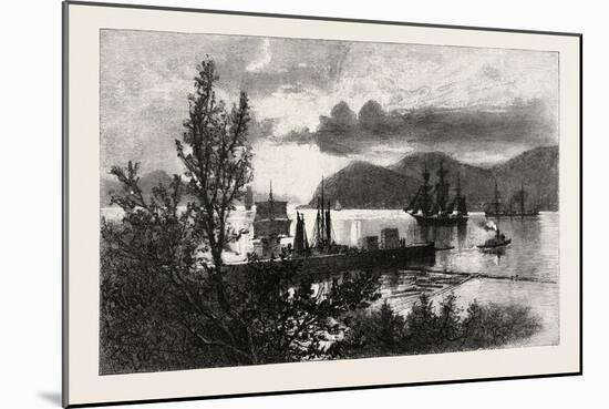 French Canadian Life, Cap Rouge, Canada, Nineteenth Century-null-Mounted Giclee Print