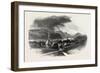 French Canadian Life, Cape Diamond, from St. Romuald, Canada, Nineteenth Century-null-Framed Giclee Print