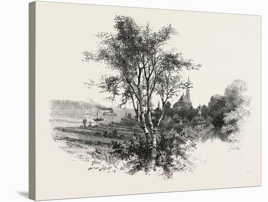 French Canadian Life, Chateau Richer, Canada, Nineteenth Century-null-Stretched Canvas