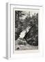 French Canadian Life, Falls of Lorette, Canada, Nineteenth Century-null-Framed Giclee Print