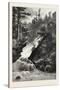 French Canadian Life, Falls of Lorette, Canada, Nineteenth Century-null-Stretched Canvas