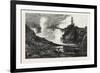 French Canadian Life, Falls of the Chaudiere Near Quebec, Canada, Nineteenth Century-null-Framed Giclee Print