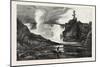 French Canadian Life, Falls of the Chaudiere Near Quebec, Canada, Nineteenth Century-null-Mounted Giclee Print