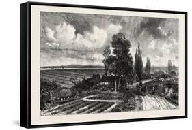 French Canadian Life, French Farms, Canada, Nineteenth Century-null-Framed Stretched Canvas