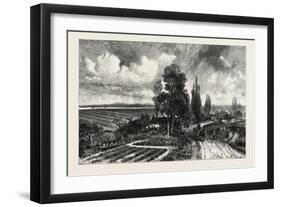 French Canadian Life, French Farms, Canada, Nineteenth Century-null-Framed Giclee Print