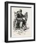 French Canadian Life, Habitant and Snow-Shoes, Canada, Nineteenth Century-null-Framed Giclee Print
