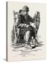 French Canadian Life, Habitant and Snow-Shoes, Canada, Nineteenth Century-null-Stretched Canvas