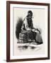 French Canadian Life, Half-Breed Fisherman, Canada, Nineteenth Century-null-Framed Giclee Print