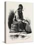 French Canadian Life, Half-Breed Fisherman, Canada, Nineteenth Century-null-Stretched Canvas