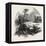 French Canadian Life, Head of Shawenegan Falls, Canada, Nineteenth Century-null-Framed Stretched Canvas