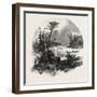 French Canadian Life, Head of Shawenegan Falls, Canada, Nineteenth Century-null-Framed Giclee Print