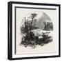 French Canadian Life, Head of Shawenegan Falls, Canada, Nineteenth Century-null-Framed Giclee Print