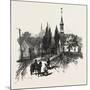 French Canadian Life, L'Ange Gardien., Canada, Nineteenth Century-null-Mounted Giclee Print