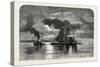 French Canadian Life, Light-Ship on the St. Lawrence, Canada, Nineteenth Century-null-Stretched Canvas