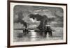 French Canadian Life, Light-Ship on the St. Lawrence, Canada, Nineteenth Century-null-Framed Giclee Print