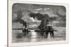 French Canadian Life, Light-Ship on the St. Lawrence, Canada, Nineteenth Century-null-Stretched Canvas