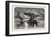 French Canadian Life, Light-Ship on the St. Lawrence, Canada, Nineteenth Century-null-Framed Giclee Print