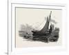 French Canadian Life, Loading a Batteau at Low Tide, Canada, Nineteenth Century-null-Framed Giclee Print