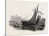 French Canadian Life, Loading a Batteau at Low Tide, Canada, Nineteenth Century-null-Stretched Canvas