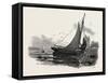 French Canadian Life, Loading a Batteau at Low Tide, Canada, Nineteenth Century-null-Framed Stretched Canvas