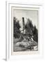 French Canadian Life, Old Chimney and Chateau, Canada, Nineteenth Century-null-Framed Giclee Print