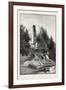 French Canadian Life, Old Chimney and Chateau, Canada, Nineteenth Century-null-Framed Giclee Print