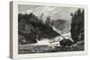 French Canadian Life, Shawenegan Falls, Canada, Nineteenth Century-null-Stretched Canvas