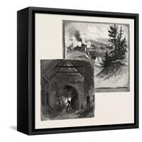 French Canadian Life, St. Maurice Forges, Canada, Nineteenth Century-null-Framed Stretched Canvas