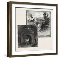 French Canadian Life, St. Maurice Forges, Canada, Nineteenth Century-null-Framed Giclee Print
