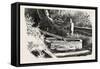 French Canadian Life, Wayside Watering Trough, Canada, Nineteenth Century-null-Framed Stretched Canvas