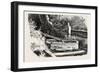 French Canadian Life, Wayside Watering Trough, Canada, Nineteenth Century-null-Framed Giclee Print