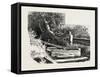 French Canadian Life, Wayside Watering Trough, Canada, Nineteenth Century-null-Framed Stretched Canvas