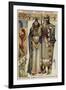 French Capetian Costumes, 1000-null-Framed Giclee Print