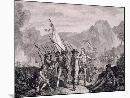 French Capture of Tobago, 1781-Francois Godefroy-Mounted Giclee Print