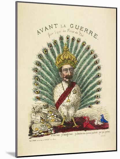 French Caricature - Avant La Guerre-null-Mounted Giclee Print