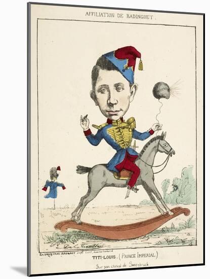 French Caricature - Titi-Louis-null-Mounted Giclee Print