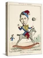 French Caricature - Titi-Louis-null-Stretched Canvas