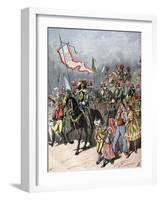 French Carnival of the Fattened Ox, in Former Times, 1891-Henri Meyer-Framed Giclee Print