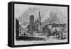 French Cathedral and Market Square, Quebec.-null-Framed Stretched Canvas