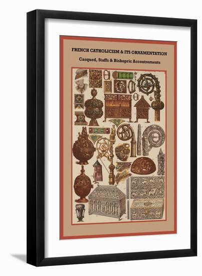 French Catholicism and its Ornamentation-Friedrich Hottenroth-Framed Art Print