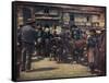 French Cattle Market 20C-Mortimer Menpes-Framed Stretched Canvas