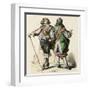 French Cavaliers 1680-null-Framed Art Print