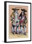 French Cavaliers, 18th Century-Richard Brown-Framed Art Print