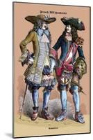 French Cavaliers, 18th Century-Richard Brown-Mounted Art Print