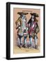 French Cavaliers, 18th Century-Richard Brown-Framed Art Print